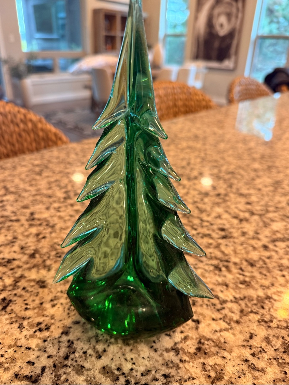 Simon Pearce 10” Green Tree